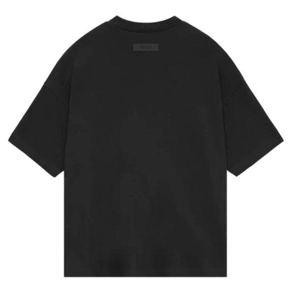 Size L - ESSENTIALS Fear Of God Men's Black T-Shirt- Oversized